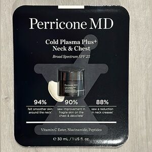 NIB Perricone MD Cold Plasma Plus+ Neck & Chest 1.0 fl oz spf 25